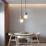 Aurora LED Pendant Light - Modern Black and White Glass Design for Dining and Kitchen 15