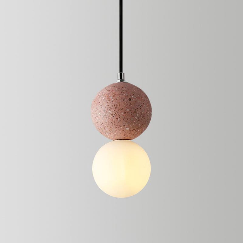 Aurora LED Pendant Light - Modern Black and White Glass Design for Dining and Kitchen 17