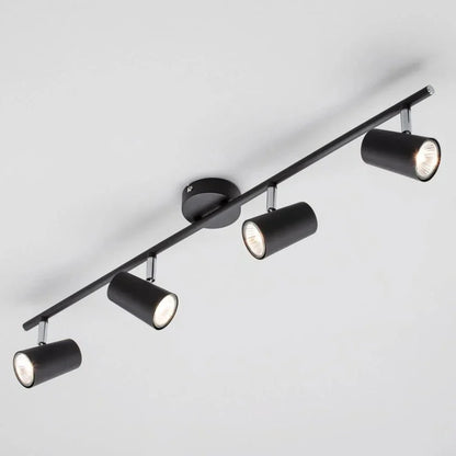 Ezri Modern Adjustable 4-Light Spotlight Bar - Sleek Design for Targeted Illumination 1