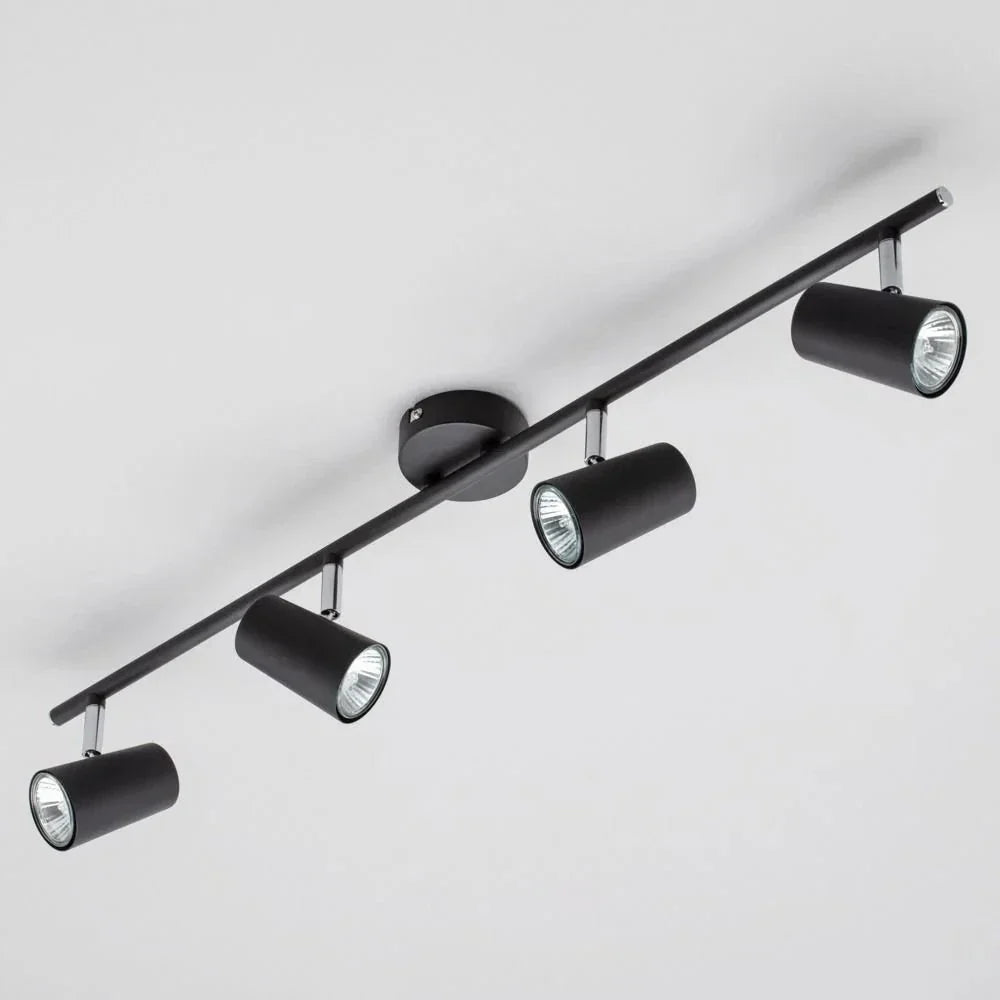 Ezri Modern Adjustable 4-Light Spotlight Bar - Sleek Design for Targeted Illumination 5