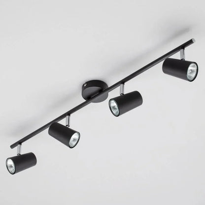 Ezri Modern Adjustable 4-Light Spotlight Bar - Sleek Design for Targeted Illumination 5