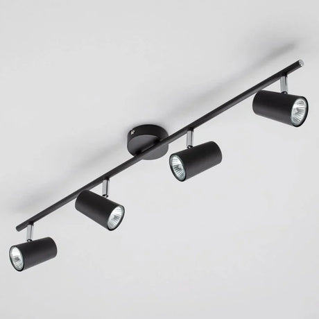 Ezri Modern Adjustable 4-Light Spotlight Bar - Sleek Design for Targeted Illumination 5