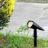 Solar Adjustable Angle Flood Spike Light - Efficient Outdoor Spotlight with Dual Color Modes 5