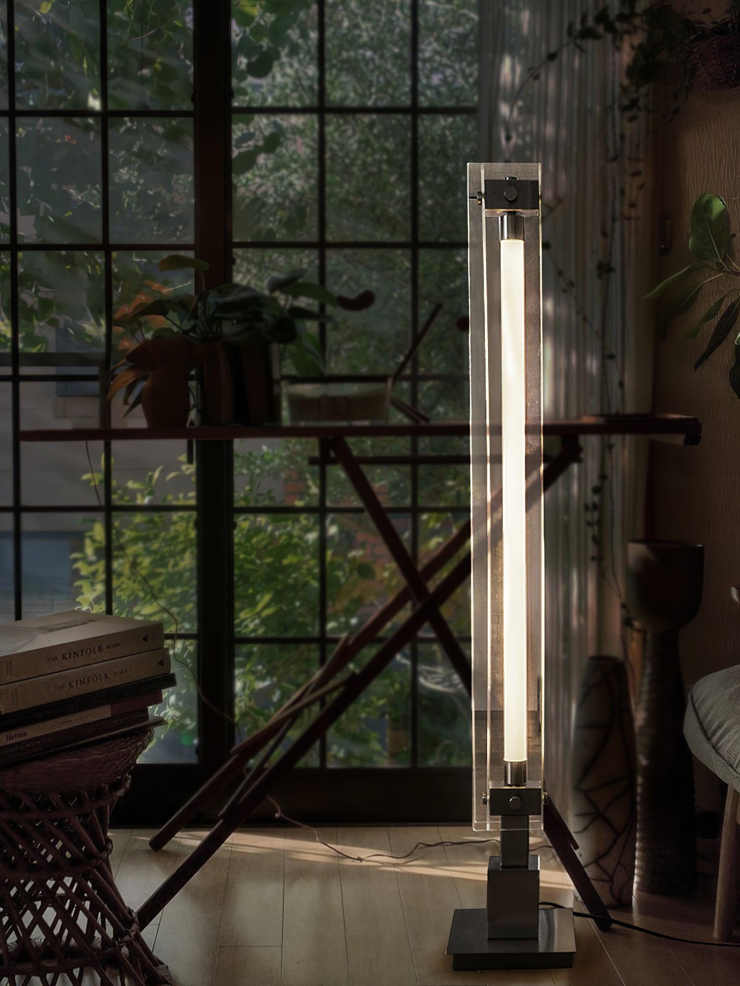 Modern Floor Lamp – Minimalist Glass Design with Integrated LED – Stylish Lighting for Living Room Spaces 7