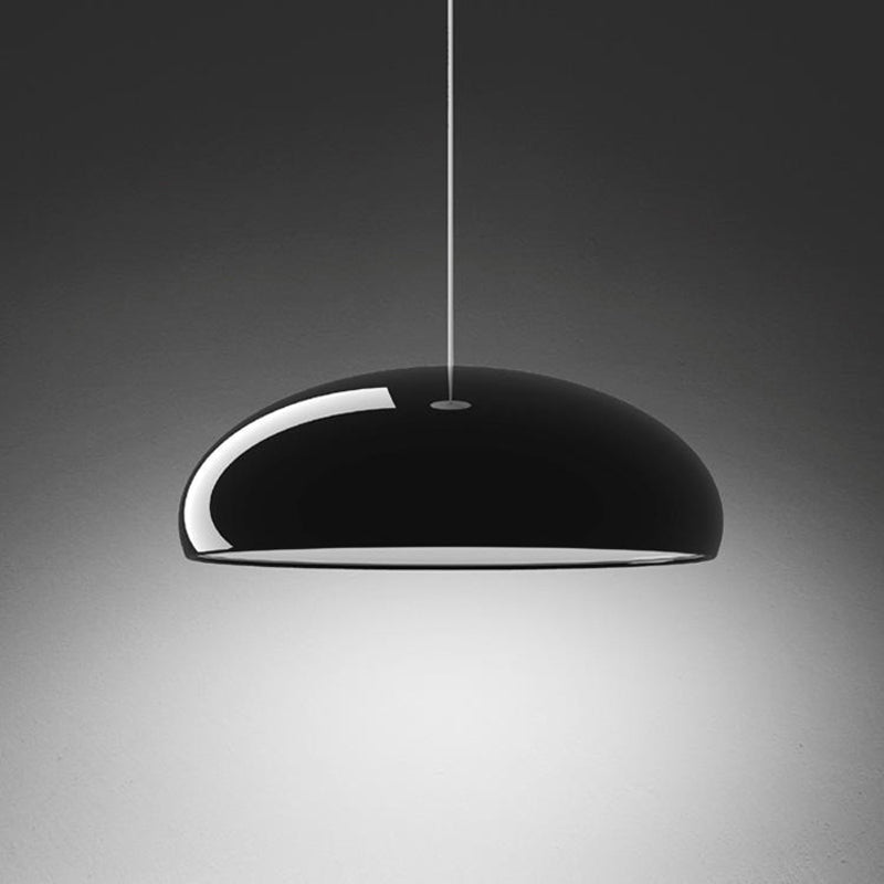 Celestia Round LED Pendant Lamps - Modern White Metal Lighting for Bedrooms & Living Rooms 2