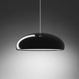 Celestia Round LED Pendant Lamps - Modern White Metal Lighting for Bedrooms & Living Rooms 2