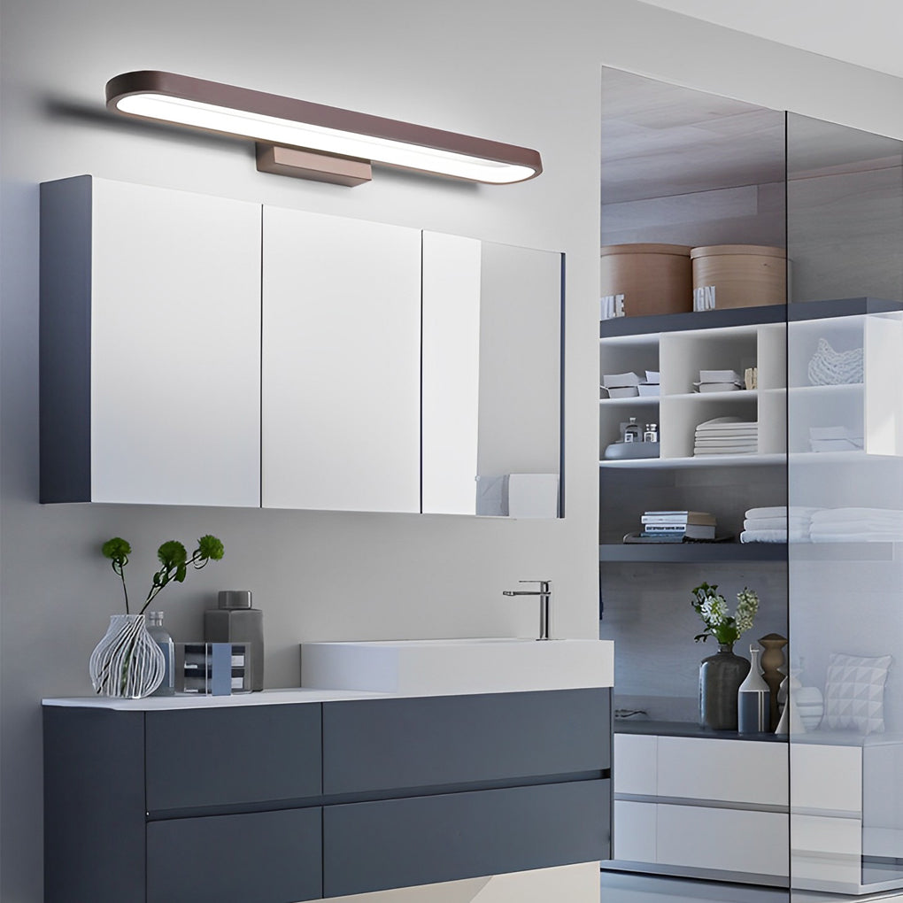 Illumina LED Bathroom Vanity Light Bar - Dimmable Ring Design for Makeup and Ambiance 1