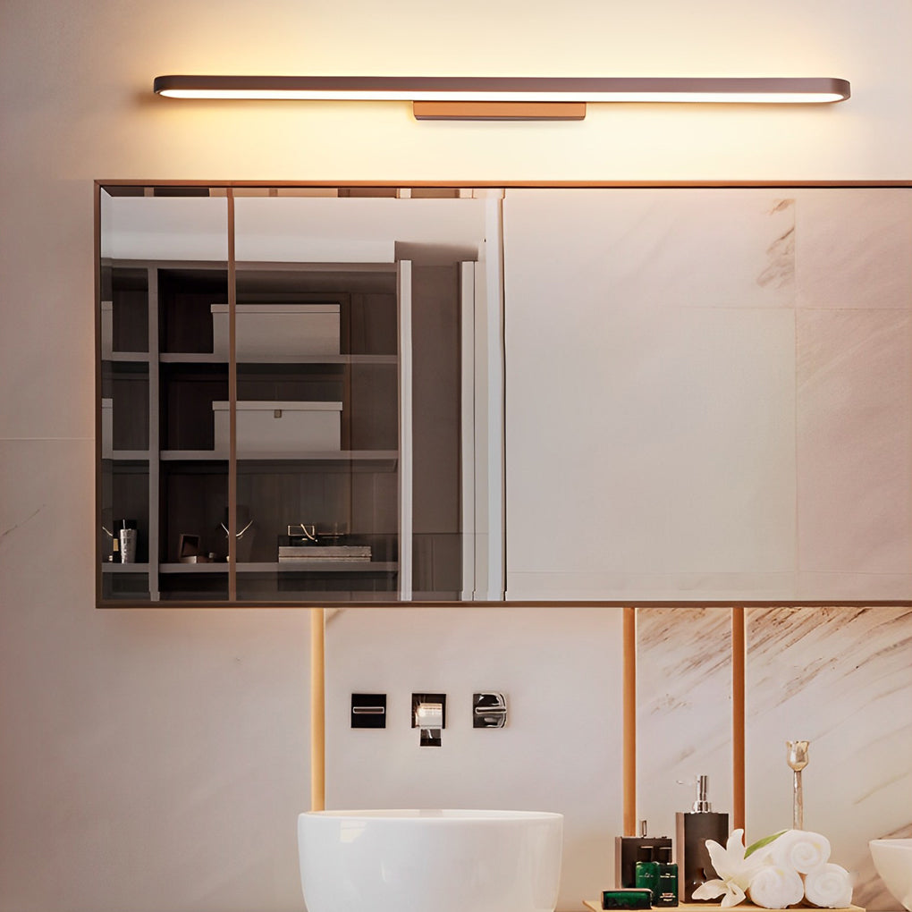 Illumina LED Bathroom Vanity Light Bar - Dimmable Ring Design for Makeup and Ambiance 5