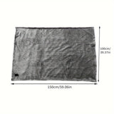 Zemra 12V Heated Car Blanket - Soft Flannel with Overheat Protection for Warmth on the Go 10