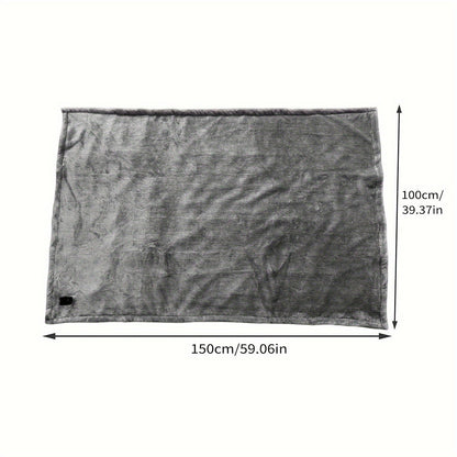 Zemra 12V Heated Car Blanket - Soft Flannel with Overheat Protection for Warmth on the Go 10