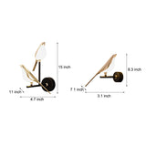 Nordic Bird Wall Sconces - Dimmable LED Light with Soft Glass Shade for Cozy Ambiance 10