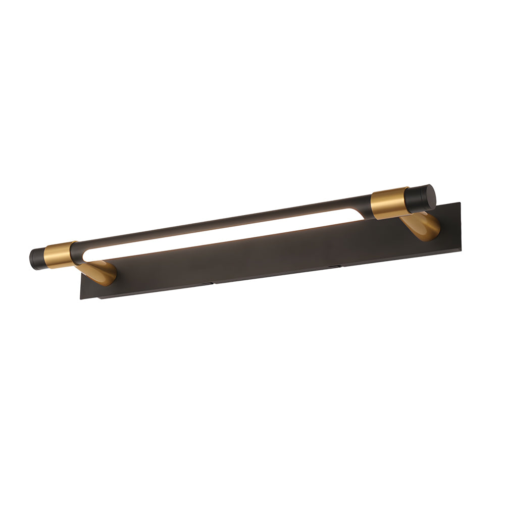 Elegant Black and Gold Vanity Light - 120° Rotatable Design for Modern Bathrooms 9