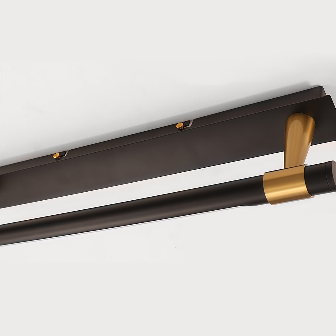 Elegant Black and Gold Vanity Light - 120° Rotatable Design for Modern Bathrooms 8