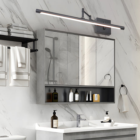 Modern Black Vanity Light Bar with Adjustable Swing Arms – Professional Bathroom Lighting for Makeup and Grooming 2