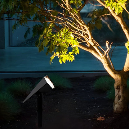 Solar Adjustable Angle Flood Spike Light - Efficient Outdoor Spotlight with Dual Color Modes 1