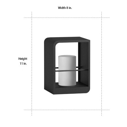 Modern Black Lantern Outdoor Light - Waterproof Dual Power Lamp for Cozy Illumination 19