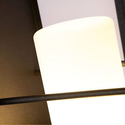 Modern Black Lantern Outdoor Light - Waterproof Dual Power Lamp for Cozy Illumination 13