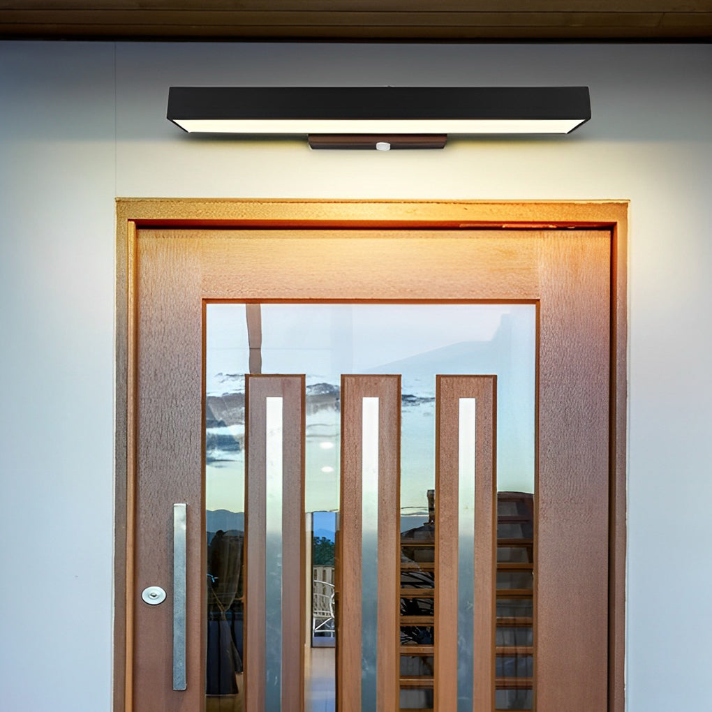 Modern Outdoor Wall Light – LED Sconce with Motion Sensor for Enhanced Security and Style 1