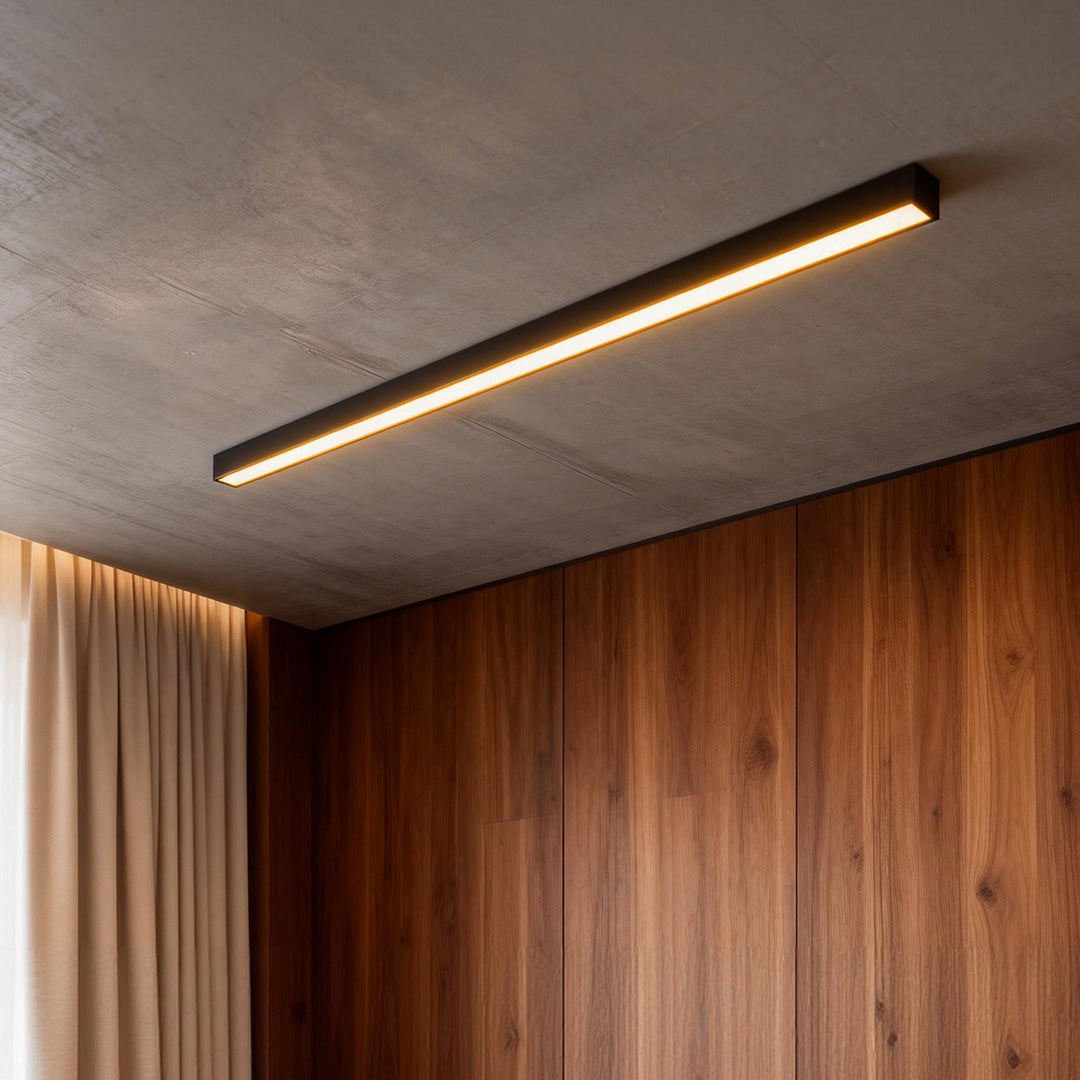 Minimalist LED Ceiling Light - Remote Dimming & Adjustable Length for Versatile Indoor Illumination 19