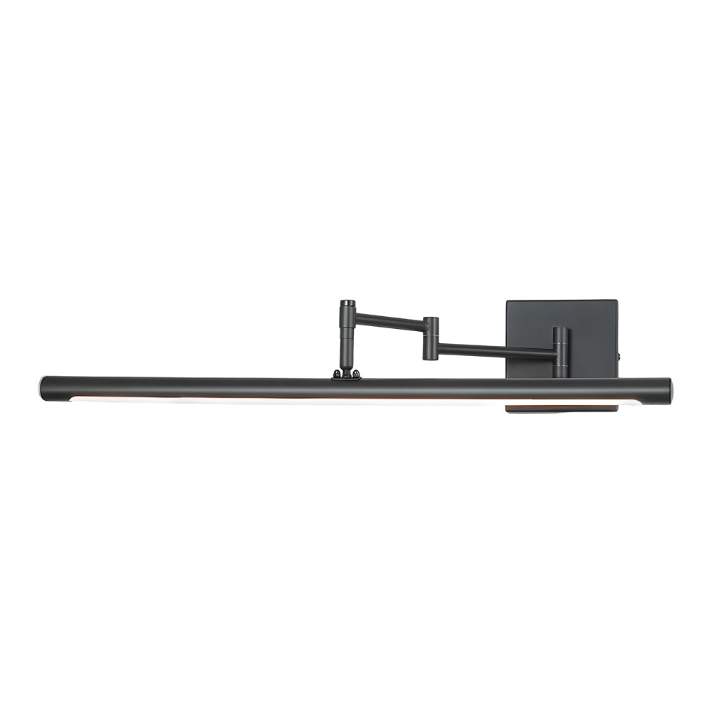 Modern Black Vanity Light Bar with Adjustable Swing Arms – Professional Bathroom Lighting for Makeup and Grooming 7