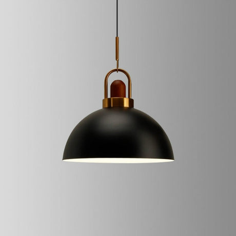 Abbott Modern Nordic Pendant Lighting - Adjustable Aluminum Shade & Brass Base for Stylish Kitchen Illumination 9