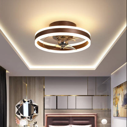 Cylindra Dimmable LED Ceiling Fan - Modern 41 cm Design with Light for Stylish Comfort 4
