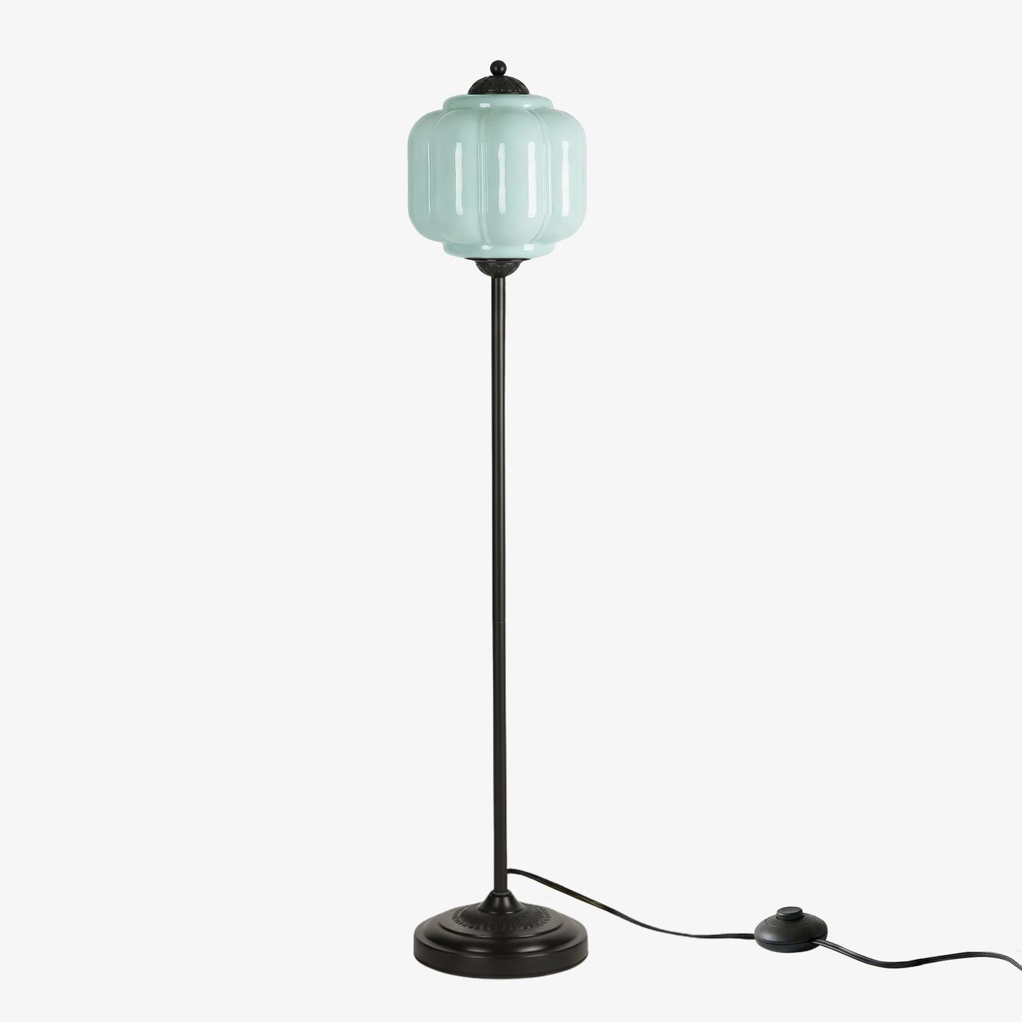 Eloise Collection | Floor Lamp with Unique Retro Glass Design - Stylish Lighting for Living Rooms 4