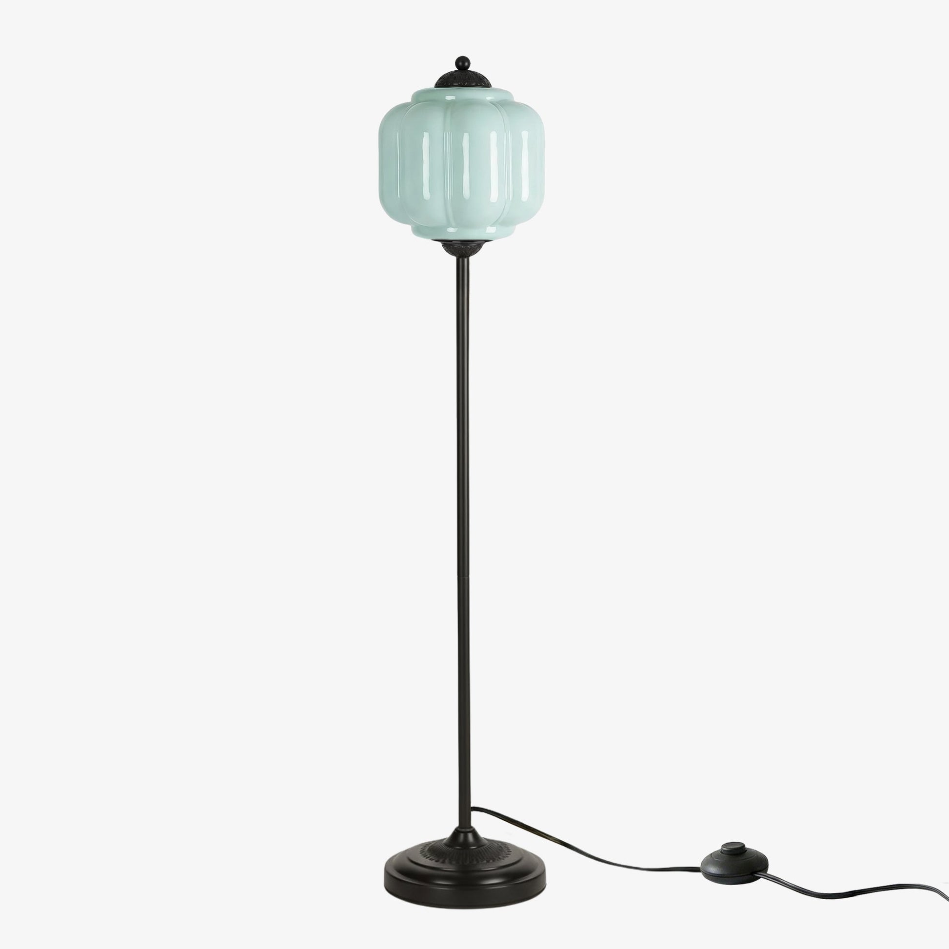 Eloise Collection | Floor Lamp with Unique Retro Glass Design - Stylish Lighting for Living Rooms 4