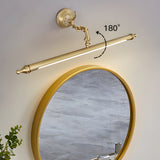 Brushed Gold Bathroom Vanity Light Bar - Adjustable LED with 3 Color Temperatures for Stylish Illumination 7