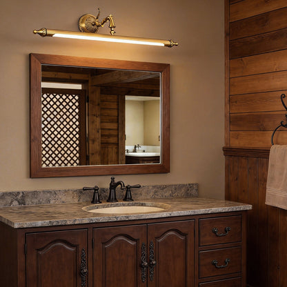 Brushed Gold Bathroom Vanity Light Bar - Adjustable LED with 3 Color Temperatures for Stylish Illumination 5
