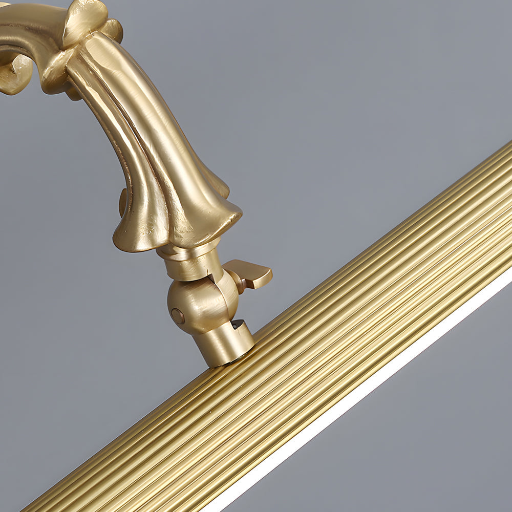 Brushed Gold Bathroom Vanity Light Bar - Adjustable LED with 3 Color Temperatures for Stylish Illumination 9
