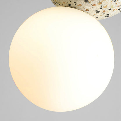 Aurora LED Pendant Light - Modern Black and White Glass Design for Dining and Kitchen 14