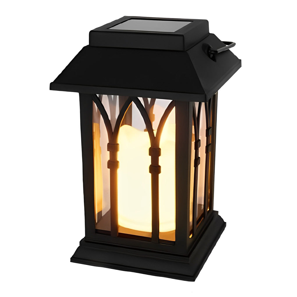 Lumos Solar Candlestick Lantern - Portable LED Light with Intelligent Sensor for Outdoor Ambiance 15