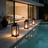 Lumos Solar Candlestick Lantern - Portable LED Light with Intelligent Sensor for Outdoor Ambiance 9