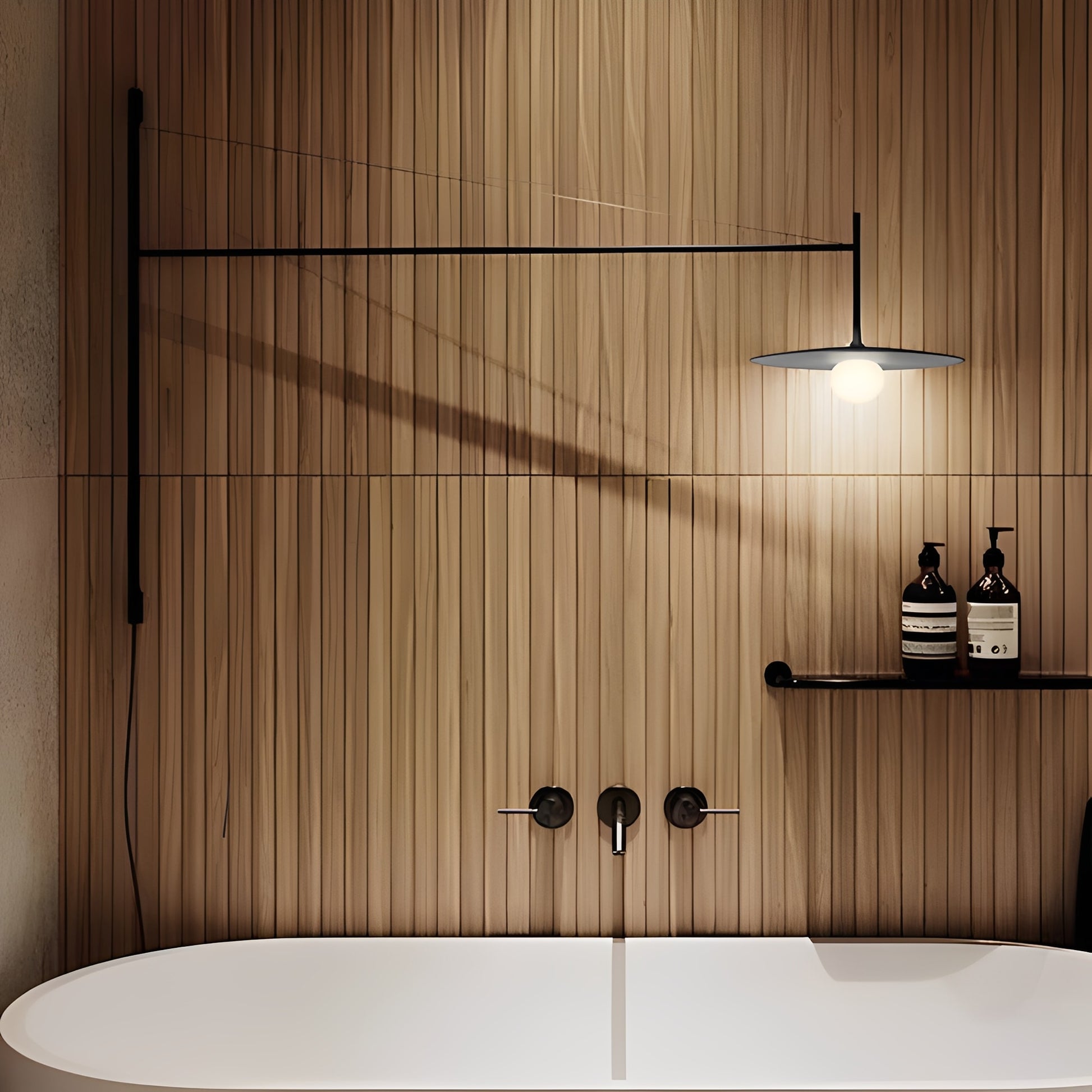 Cantilever Modern Minimalist Wall Sconce Lighting with Adjustable Arm & Glass Shade – Versatile Wall Lamp for Any Space 2
