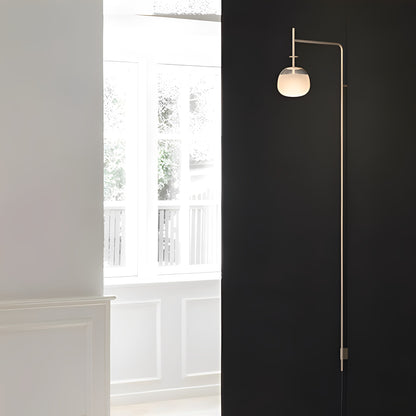Cantilever Modern Minimalist Wall Sconce Lighting with Adjustable Arm & Glass Shade – Versatile Wall Lamp for Any Space 5