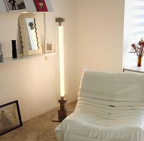 Modern Floor Lamp – Minimalist Glass Design with Integrated LED – Stylish Lighting for Living Room Spaces 5