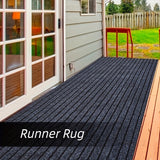Stripe-Patterned Hallway Runner Rug - Non-Slip, Durable Design for Safety and Style 9