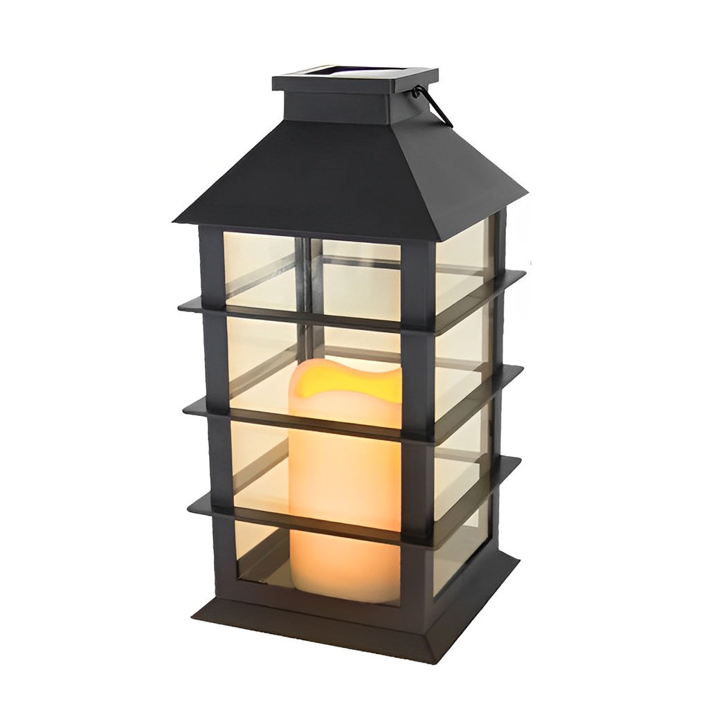 Lumos Solar Candlestick Lantern - Portable LED Light with Intelligent Sensor for Outdoor Ambiance 4