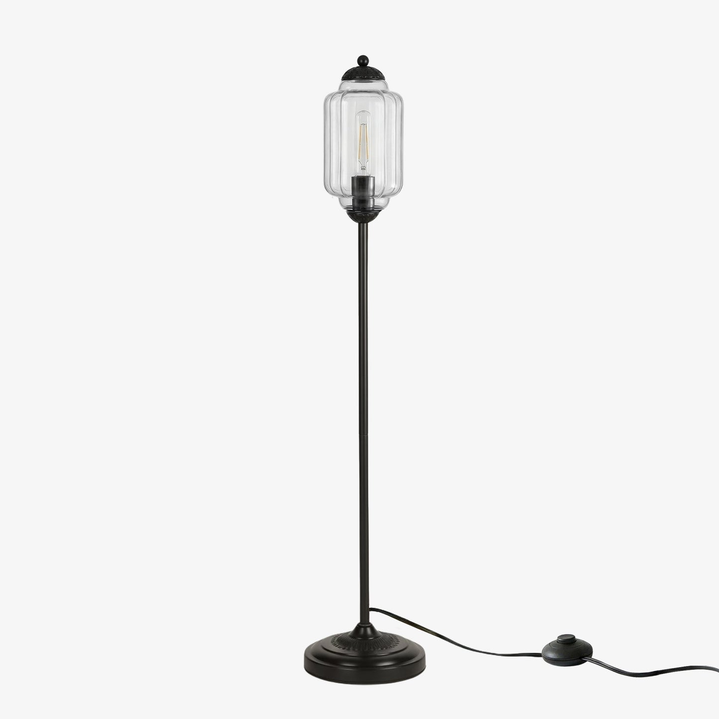 Eloise Collection | Floor Lamp with Unique Retro Glass Design - Stylish Lighting for Living Rooms 23