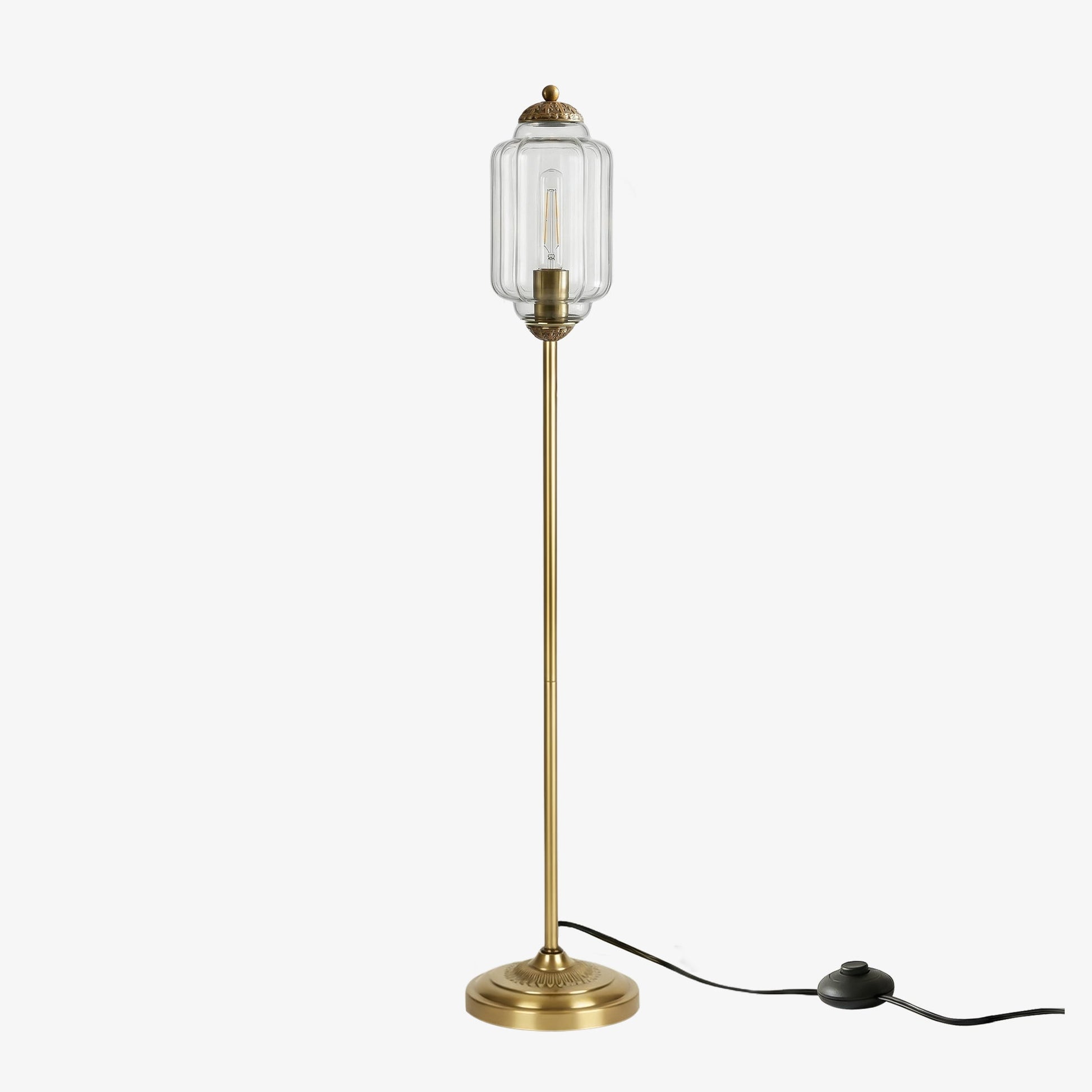 Eloise Collection | Floor Lamp with Unique Retro Glass Design - Stylish Lighting for Living Rooms 32