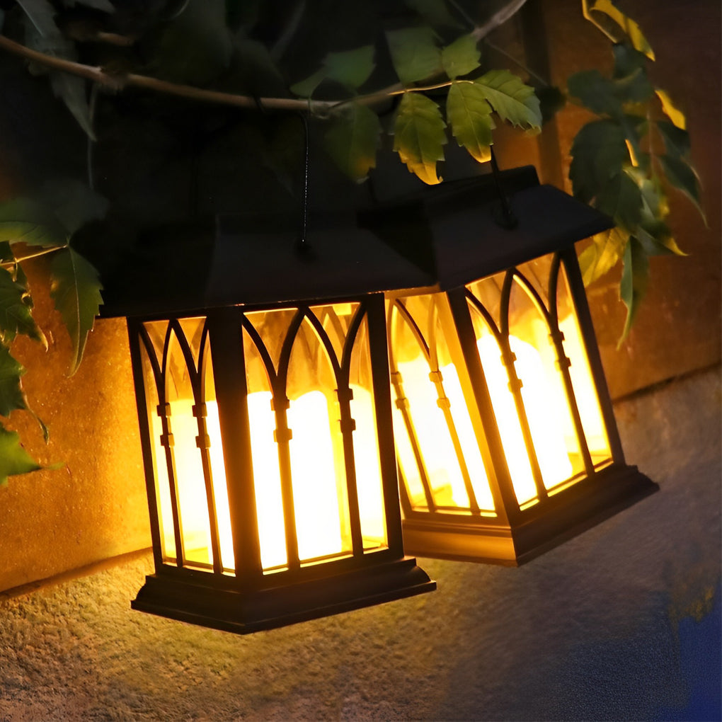 Lumos Solar Candlestick Lantern - Portable LED Light with Intelligent Sensor for Outdoor Ambiance 3