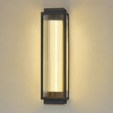 Reeded Glass Outdoor Wall Light - Modern LED Design with Adjustable Heights for Enhanced Ambiance 9