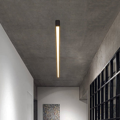 Minimalist LED Ceiling Light - Remote Dimming & Adjustable Length for Versatile Indoor Illumination 4