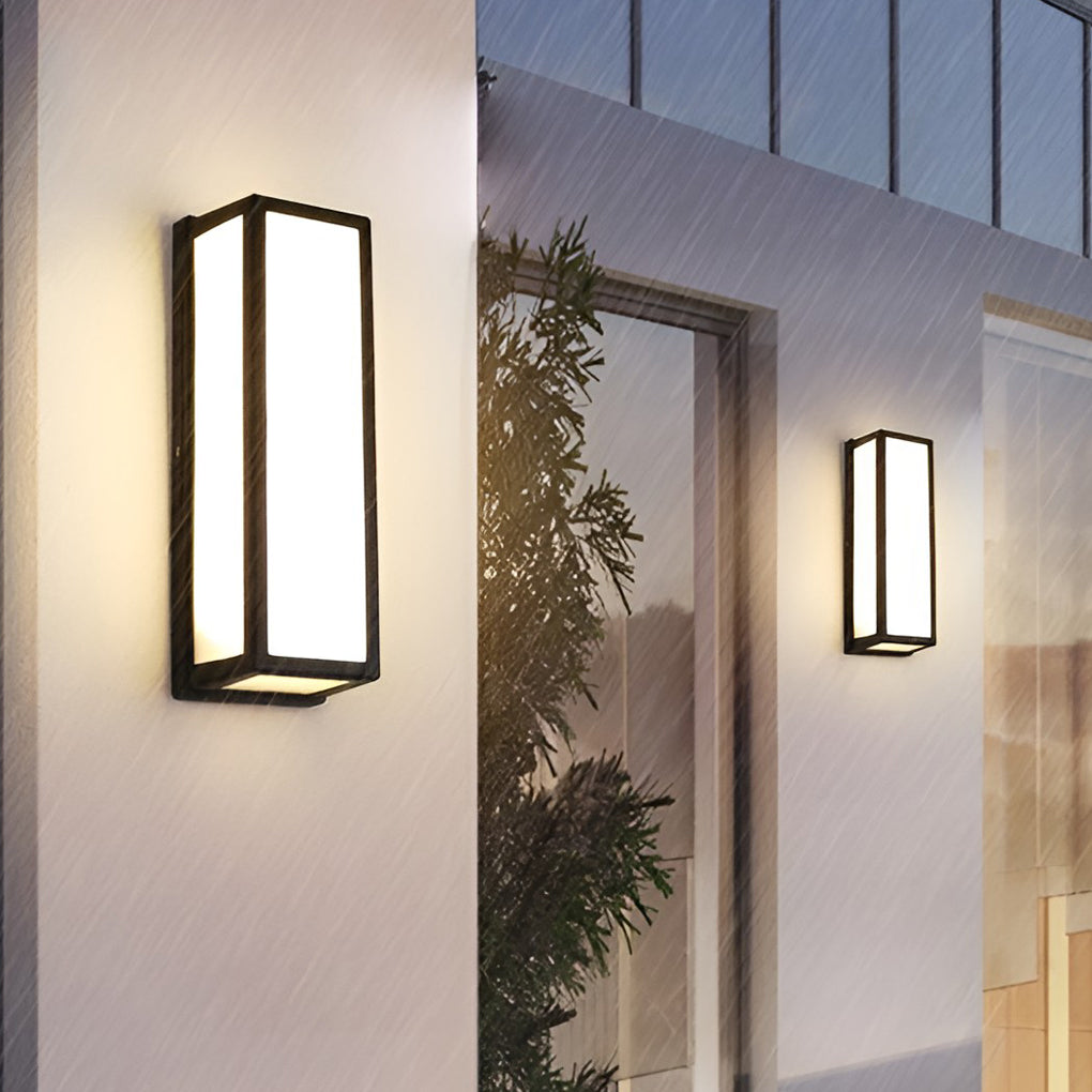 Contemporary Outdoor Wall Light with Motion Sensor & Dual Color Modes – Waterproof LED Lighting for Safety and Convenience 8