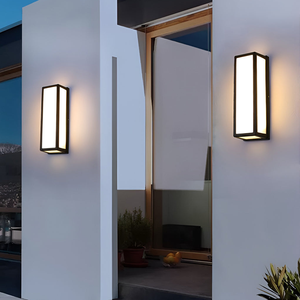 Contemporary Outdoor Wall Light with Motion Sensor & Dual Color Modes – Waterproof LED Lighting for Safety and Convenience 6