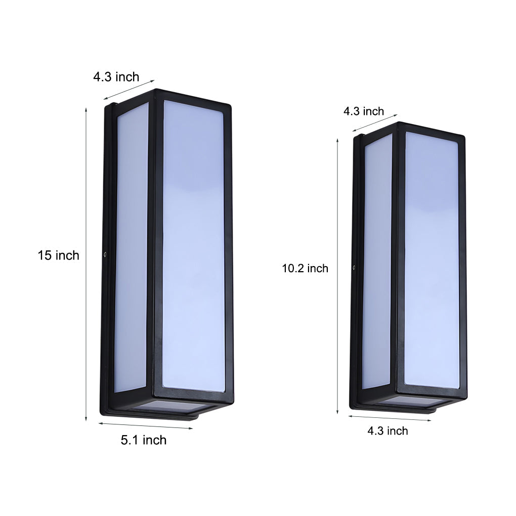 Contemporary Outdoor Wall Light with Motion Sensor & Dual Color Modes – Waterproof LED Lighting for Safety and Convenience 14