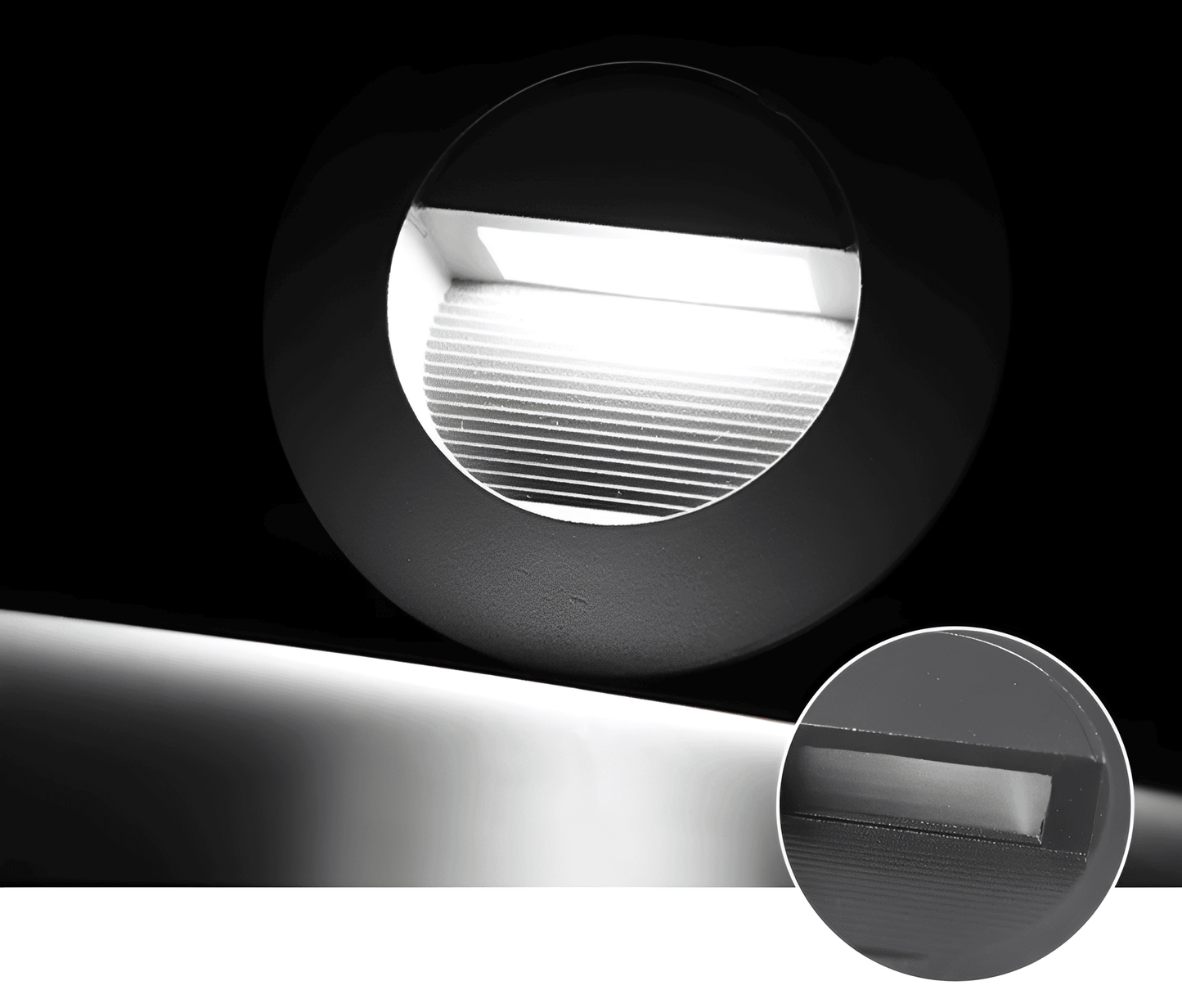 Orvalo | Round LED Outdoor Staircase Light with Soft Illumination – Energy-Efficient Lighting for Safety 15