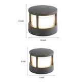 Modern Round Outdoor Post Light - Double-Layered Design with IP65 Protection for Year-Round Illumination 15