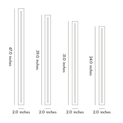 Modern Linear Wall Sconce Lighting with LED & Dimmable Options – Sleek Design for Soft Illumination 12